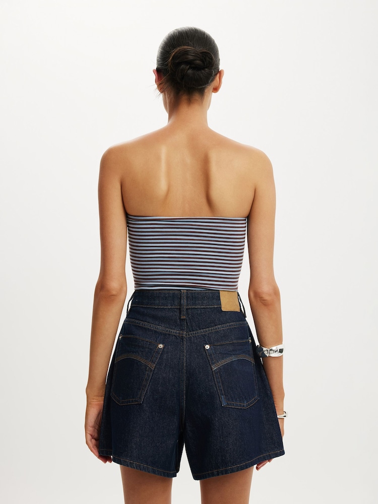 Cotton On Blue High 90 S Denim Shorts - Image 2 of 8 Cotton On Blue High 90 S Denim Shorts - Image 2 of 8