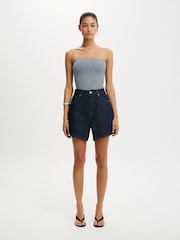 Cotton On Blue High 90 S Denim Shorts - Image 5 of 8