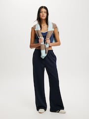 أزرق - Cotton On Wide Leg Sweatpants - Image 1 of 5