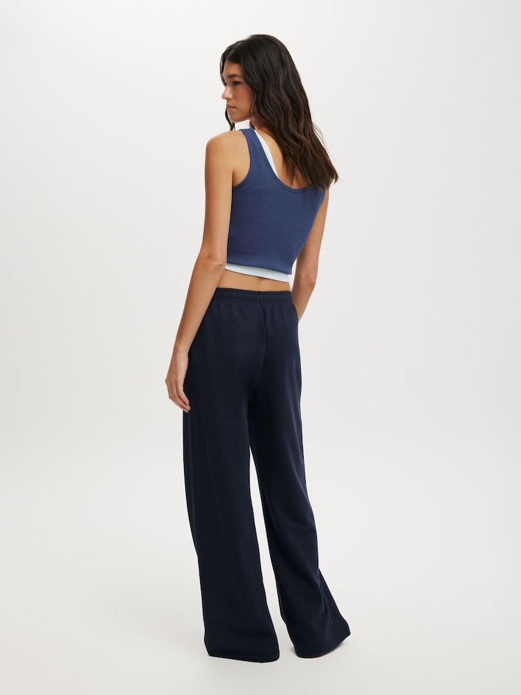 أزرق - Cotton On Wide Leg Sweatpants - Image 2 of 5