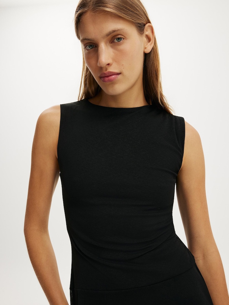 Cotton On Black Molly Mini Dress - Image 4 of 4