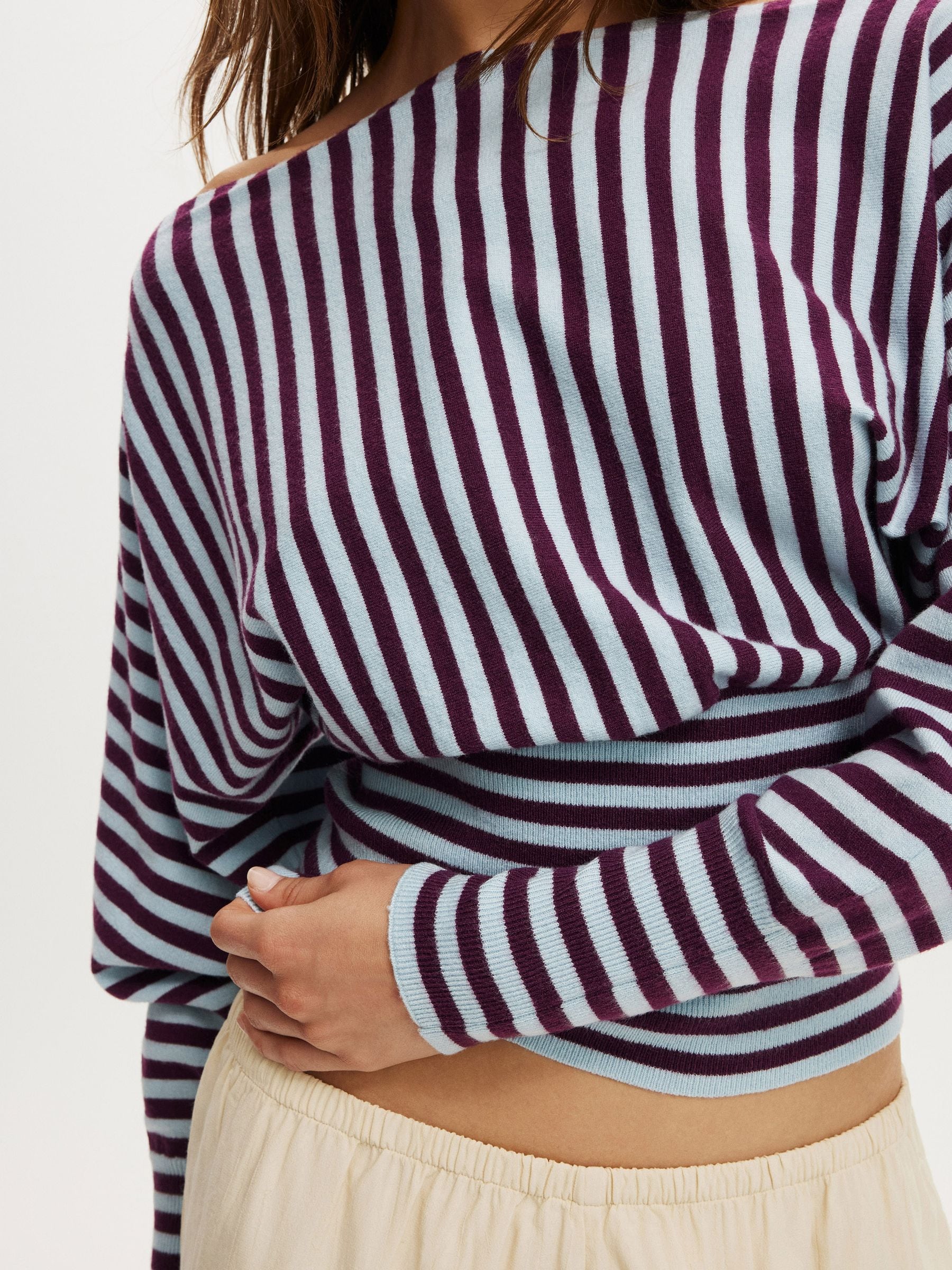 cotton Buy Cotton On Purple Everfine Long Sleeve Batwing Knitwear Jumper