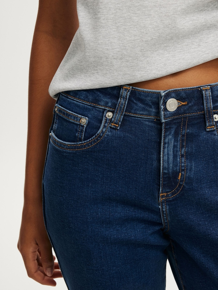 Cotton On Blue Stretch Slim Straight Jeans - Image 4 of 4