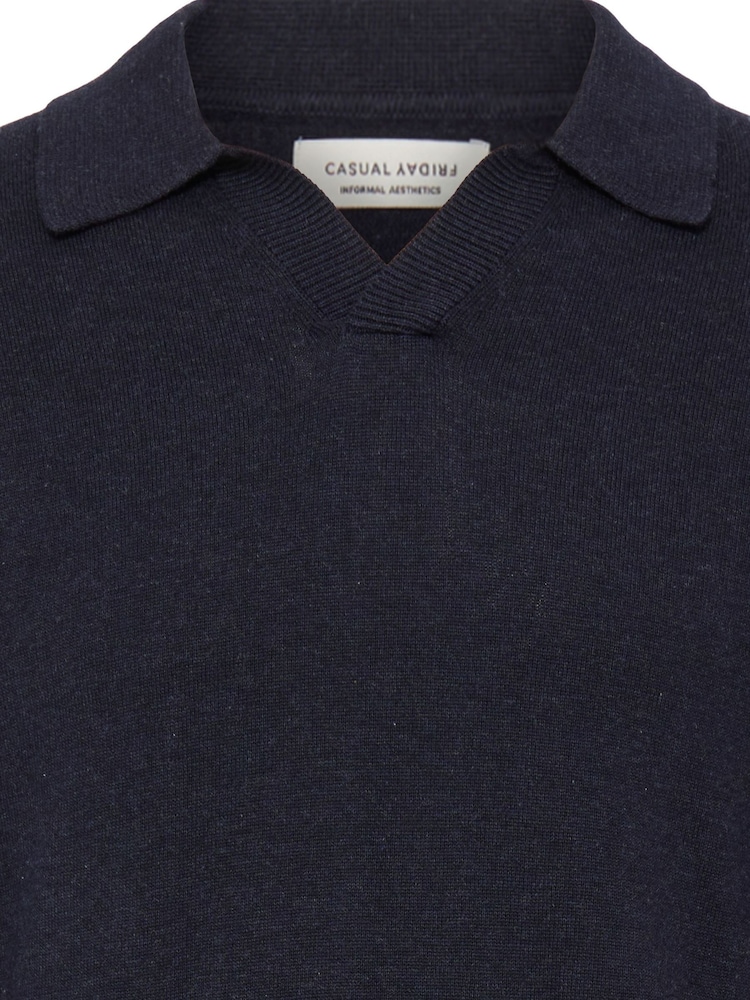 Casual Friday Blue Bells Long Sleeved Polo Shirt - Image 3 of 3