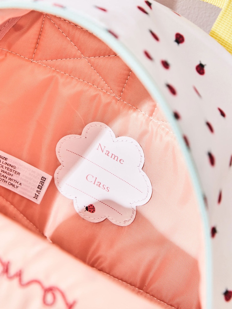 Personalised Ladybird Mini Compartment Backpack by My 1st Years - Image 5 of 5