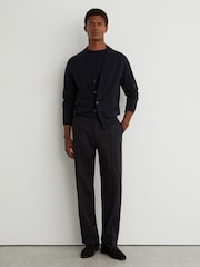 Reiss Ashcroft Merino Wool V-Neck Cardigan - Slika 4 od 7