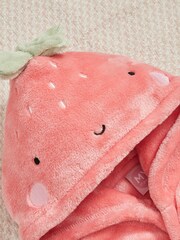 Personalised Strawberry Fleece Robe by My 1st Years - Image 2 of 3