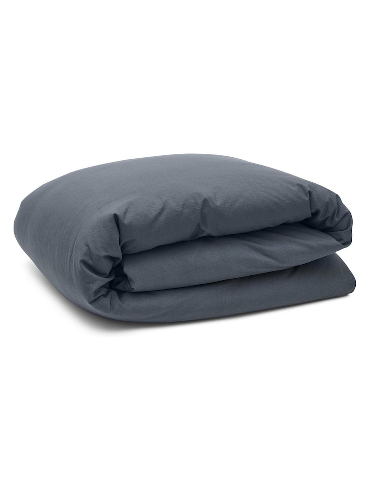 Bedfolk Ink Relaxed Duvet Cover - Image 5 of 5