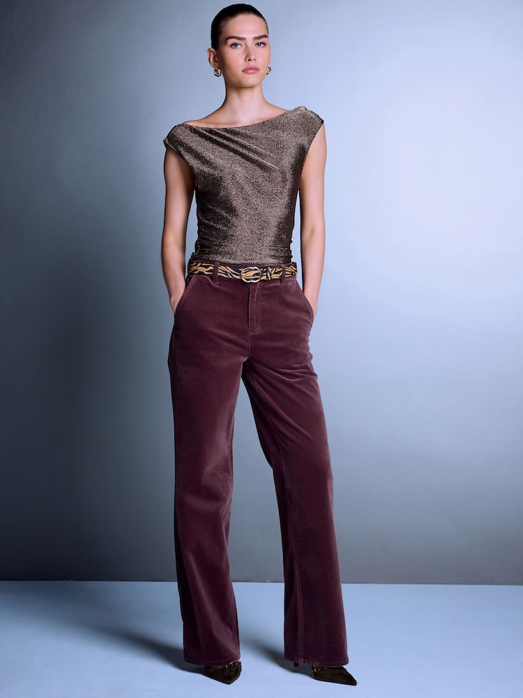 Neutral Tailored Wide Leg Jeans - Image 1 of 8 Neutral Tailored Wide Leg Jeans - Image 1 of 8