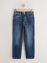 Dark Blue Stovepipe Straight Leg Jeans - Image 1 of 5