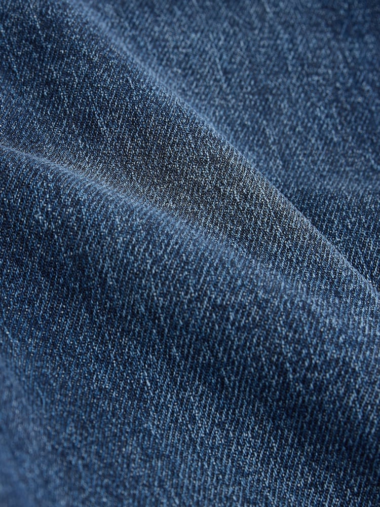 Dark Blue Stovepipe Straight Leg Jeans - Image 2 of 5