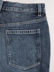 Dark Blue Stovepipe Straight Leg Jeans - Image 5 of 5