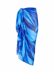 Seaspray Blue Sarong Bahamas Cover-Up - Image 7 of 7