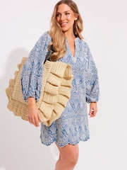 Seaspray Natural Clara Ruffle Bag - Image 2 of 7