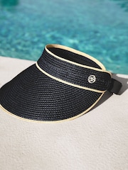 Seaspray Black Sascha Visor Hat - Image 3 of 4