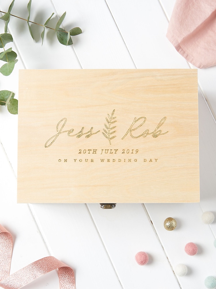 Personalised Wedding Memory Box by No Ordinary Gift - Image 1 of 2