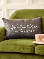 Personalised Couples Cushion by No Ordinary Gift - Image 2 of 3
