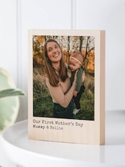 Mother's Day Wooden Photo Block by No Ordinary Gift - Image 2 of 2