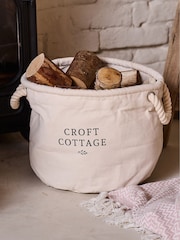 Personalised Log Storage Basket by No Ordinary Gift - Image 1 of 1