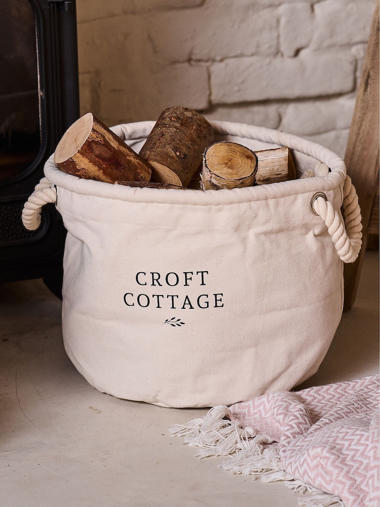 Personalised Log Storage Basket by No Ordinary Gift - Image 1 of 1