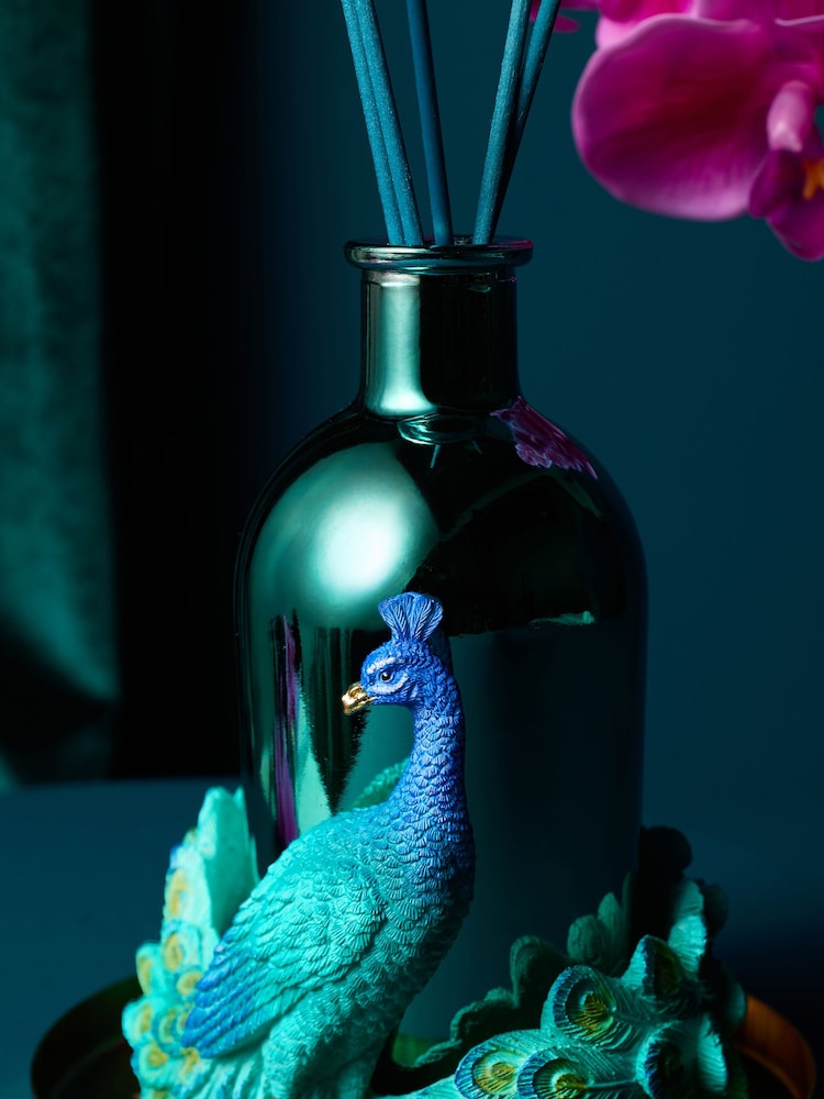 Dark Orchid and Patchouli Peacock 180ml Novelty Diffuser - Image 2 of 3 Dark Orchid and Patchouli Peacock 180ml Novelty Diffuser - Image 2 of 3