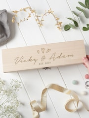 Engraved Couples Wine Box by No Ordinary Gift - Image 1 of 1