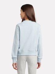 New Balance Blue FT Stacked Logo Crew Neck Sweat Top - Image 3 of 8