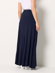 Long Tall Sally Blue Fit And Flare Skirt - Image 3 of 5