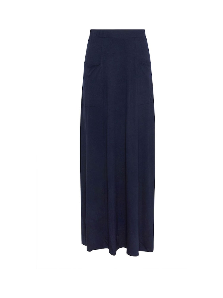 Long Tall Sally Blue Fit And Flare Skirt - Image 5 of 5