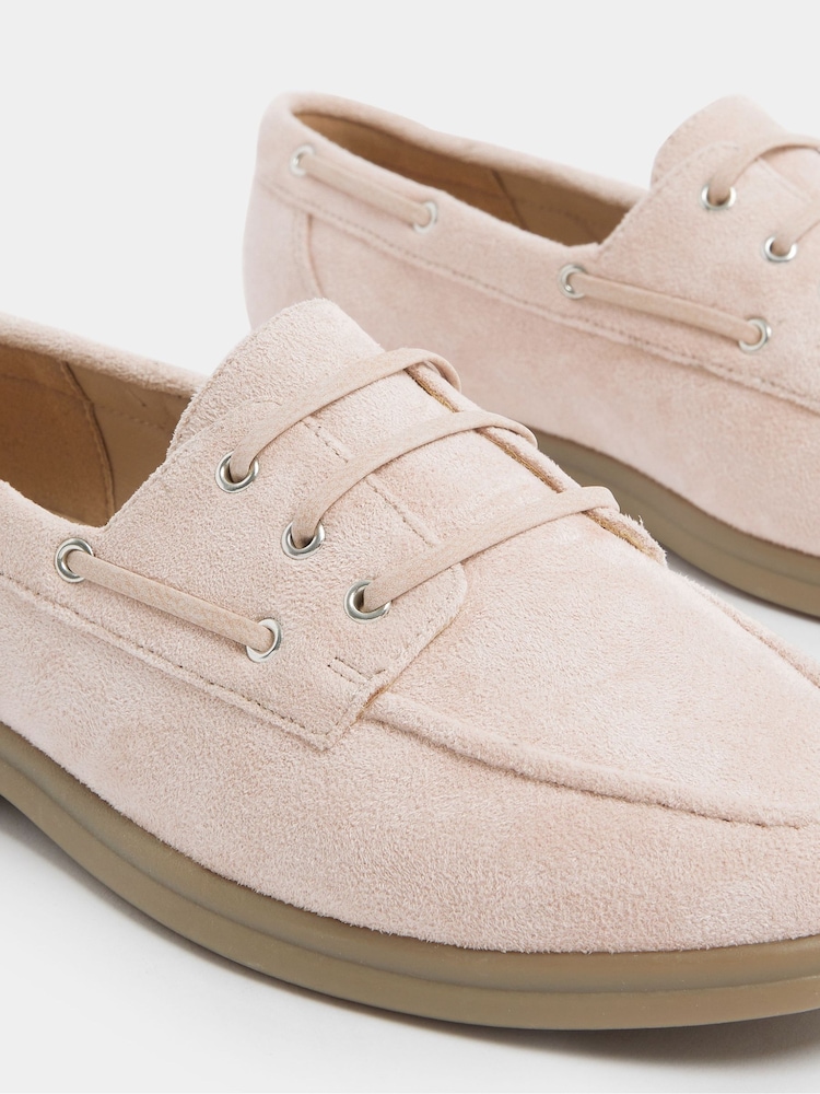 Yours Curve Natural Extra-Wide Fit Faux Suede Loafers - Image 5 of 5