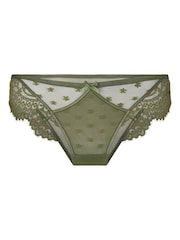 Hunkemoller Green High Leg Brazilian Valora Knickers - Image 4 of 5