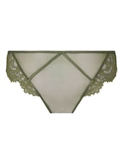 Hunkemoller Green High Leg Brazilian Valora Knickers - Image 5 of 5