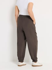 Yours Curve Brown Airflow Balloon Trousers - Image 3 of 5