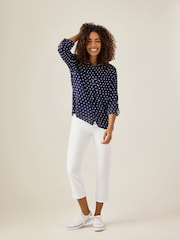 M&Co White Cropped Jeans - Image 3 of 5