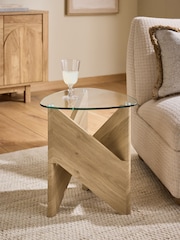 Wilson Oak Effect Side Table - Imagen 1 de 5