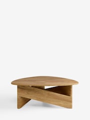 Mid Natural Arches Mango Wood Effect Standard Coffee Table - Image 3 of 7