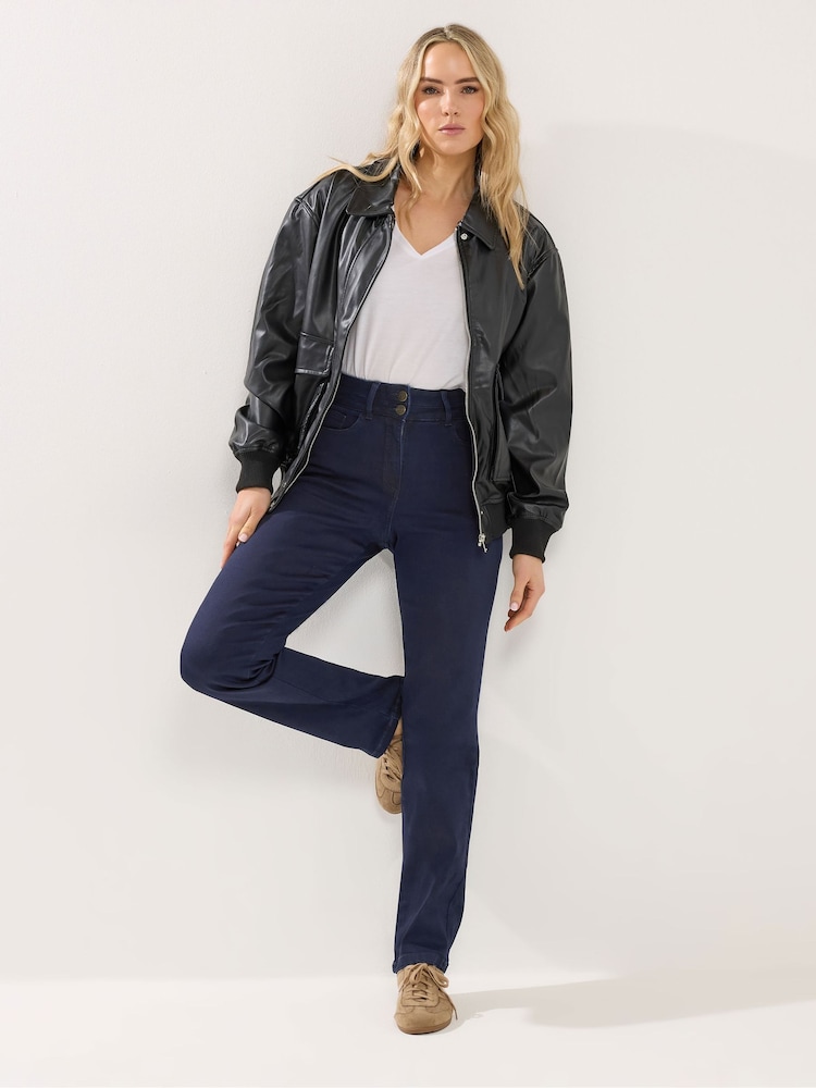 Long Tall Sally Blue Lift & Shape Slim Leg Jeans - Image 1 of 5