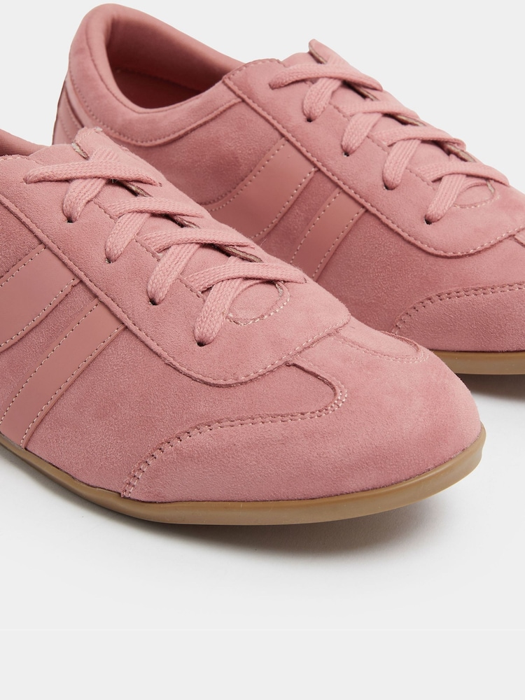 Long Tall Sally Pink Padded Retro Trainers - Image 3 of 3