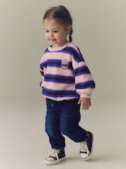 Pink/Brown Crew Neck Sweatshirt (3mths-7yrs) - Image 2 of 8