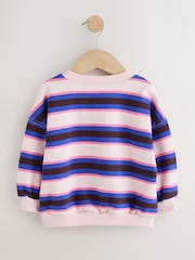 Pink/Brown Crew Neck Sweatshirt (3mths-7yrs) - Image 6 of 8