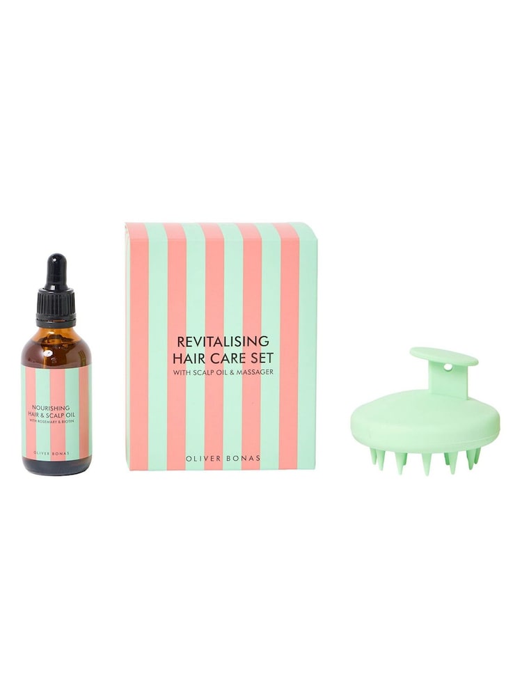 Oliver Bonas Mint Revitalising Rosemary & Biotin Hair Care Gift Set - Image 4 of 4