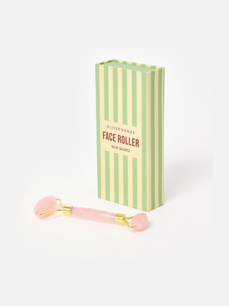 Oliver Bonas Green Rose Quartz Face Roller - Image 1 of 5