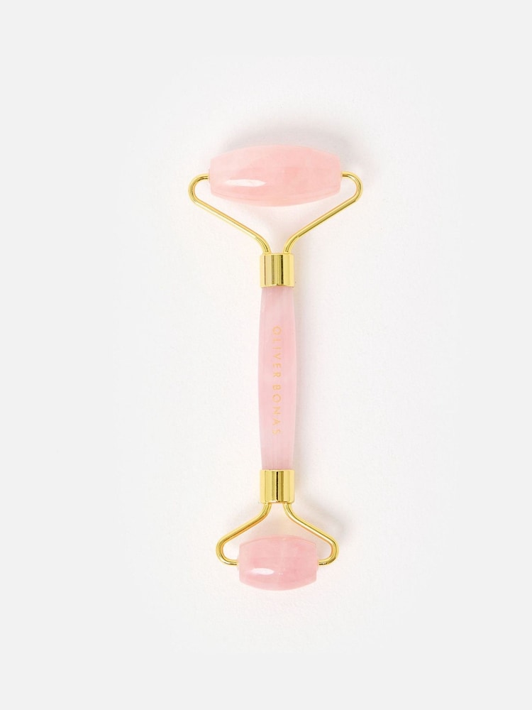 Oliver Bonas Green Rose Quartz Face Roller - Image 2 of 5