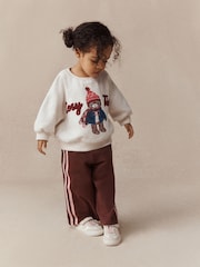 Cream Bear Crew Neck Sweatshirt (3mths-7yrs) - Image 3 of 9