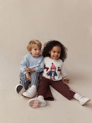 Cream Bear Crew Neck Sweatshirt (3mths-7yrs) - Image 8 of 9