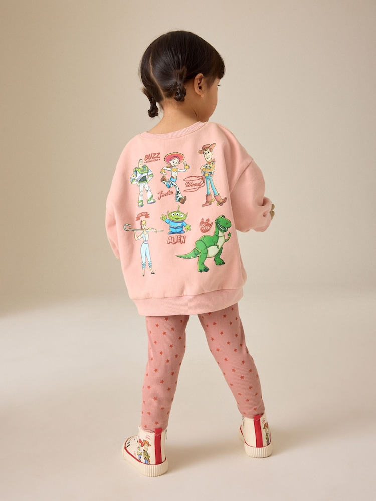 Pink Toy Story Sweatshirt and Leggings Set (3mths-7yrs) - Image 1 of 8 Pink Toy Story Sweatshirt and Leggings Set (3mths-7yrs) - Image 1 of 8