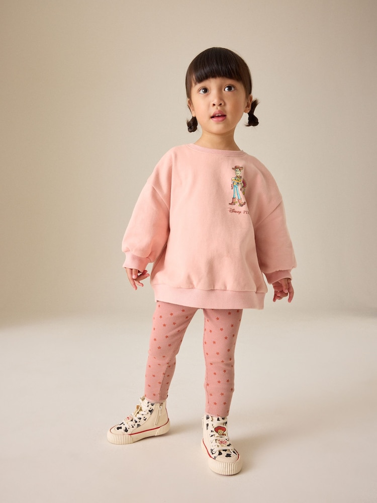 Pink Toy Story Sweatshirt and Leggings Set (3mths-7yrs) - Image 2 of 8 Pink Toy Story Sweatshirt and Leggings Set (3mths-7yrs) - Image 2 of 8