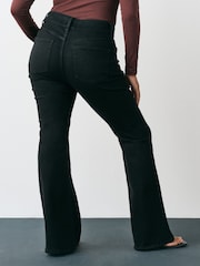 Itim - Hourglass Flare Leg Denim Jeans - Larawan 3 ng 5