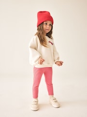 Cream Bunny Sweatshirt and Legging Set (3mths-7yrs) - Image 3 of 4