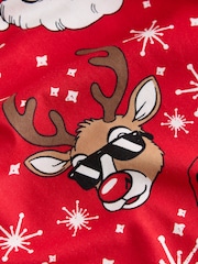 Red/White All Over Print - Christmas Pyjamas Set (3-16yrs) - Imagem 3 de 4